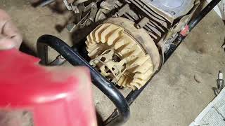 GK 200 Honda pump set 3 hp. Complete engine fitting PART - 2.