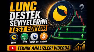 Luna Classic Destek Seviyelerini Test Ediyor.Lunc, Ustc, Luna 2.0, Bitcoin Teknik Analizleri Videoda