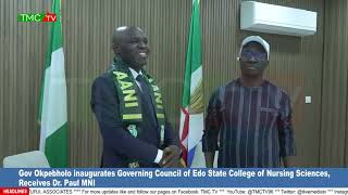 Download Lagu Okpebholo Inaugurate Governing Council of Edo State College of Nursing Sciences, Receive Dr Paul MNI MP3