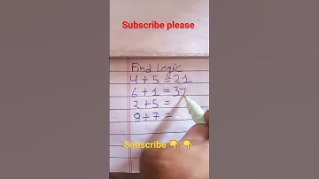 find Logic ||#math #test #logical #tricks