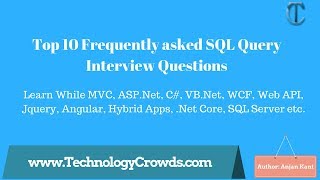 Top 10 Frequently Asked Sql Query Interview Questions