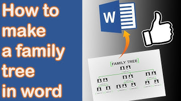 How to make a Family Tree in Word 2013 [NEW VERSION IN DESC]