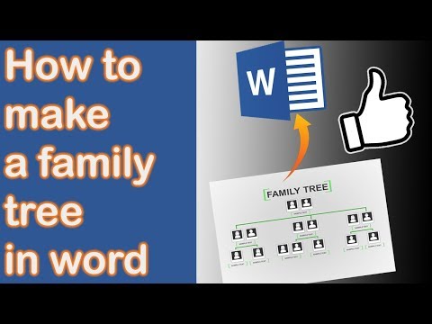 Word 2013에서 패밀리 트리를 만드는 방법 [DESC의 새 버전]