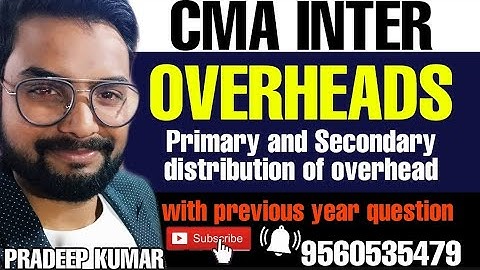Overhead (Primary and Secondary Distribution) CMA INTER