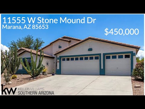 11555 W Stone Mound Dr, Marana, AZ home video tour