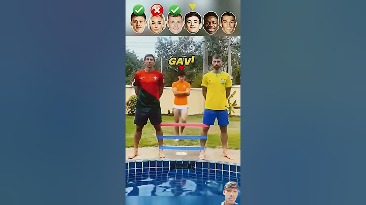 Güler VS Lehmann VS Kroos VS Gavi VS Vini VS Ronaldo | Water Jump Challenge