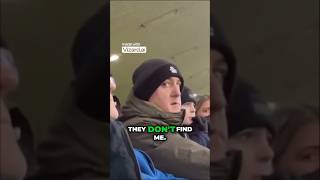 Going deep undercover at a rival stadium! 🕵️‍♂️⚽#football #viral #shorts