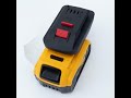 For Dewalt 18v 20v Battery Adapter compatible To For Mastercraft 20v