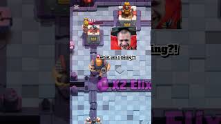 skill vs noskill#clashroyale