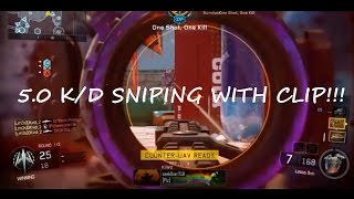 INSANE 5.0 K/D Ratio Quick Scoping with Quad Feed! Call of Duty BO3 Multiplayer Sniping Gameplay!