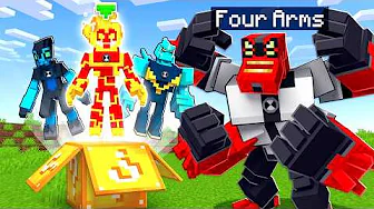 I found Ben 10 Lucky Blocks in Minecraft