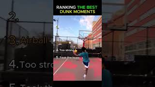 Ranking the worst dunk moments#shorts #basketball #dunkfail #fails #funny #sports #viral