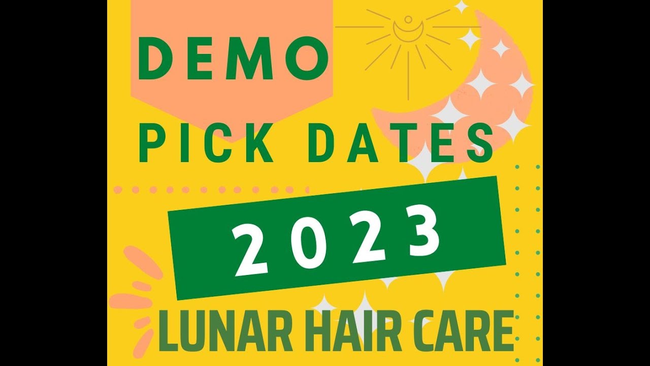 Lunar Hair Care Demo for 2023 Moon Astrology Planner YouTube