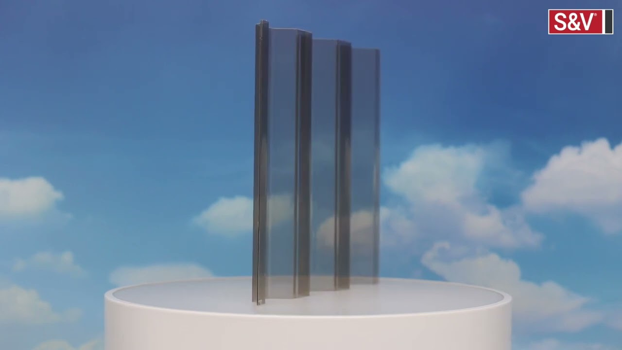 Pvc Platten rauchfarben Trapez 70/18 1,0mm – Renolit Ondex Sollux® Lichtplatten