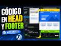 🧠 Cómo introducir código en el Head y el Footer de WordPress