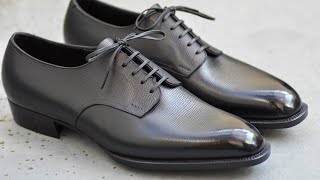 Making HANDMADE Derby shoes in French calf | Shoemaker in Japan