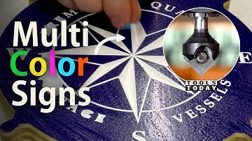 How to Make a 2 Color CNC Sign | ToolsToday Video