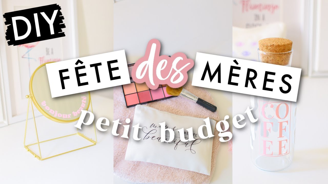 DIY CADEAUX POUR LA FÊTE DES MÈRES À FABRIQUER - YouTube