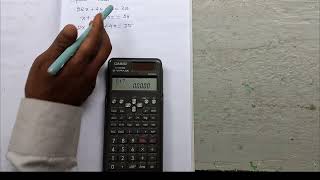 Gauss Seidel Method Using Scientific Calculator| No Iterations Needed