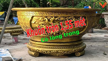 Khuôn chậu tròn có lòng trong | Khuôn Tổng Hợp
