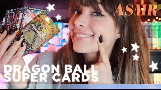 ASMR 🐉 🟠 Dragon Ball Card Deck Shuffling!🖤   Whispered Reading, Crinkly Paper & Tapping Sounds screenshot 1