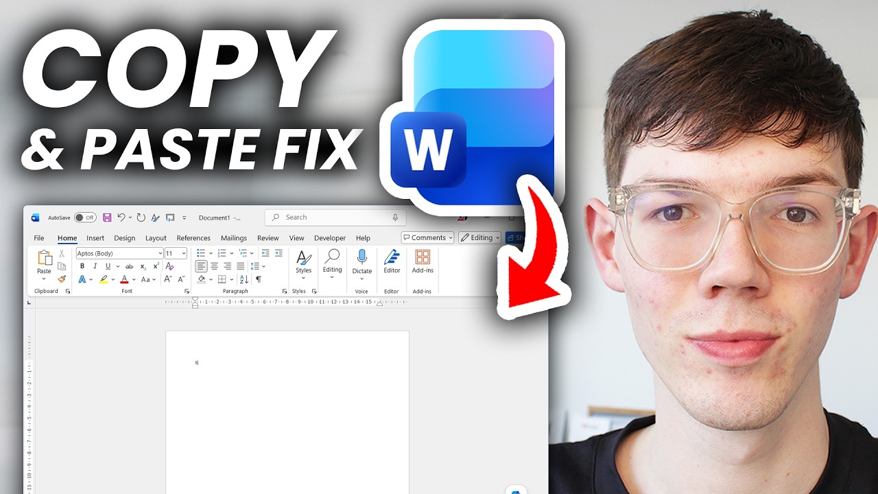 How To Fix Copy & Paste Problem In Word - Step By Step - YouTube