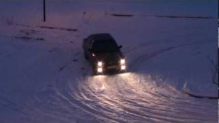 BMW e30 316i Schnee Drift Dresden