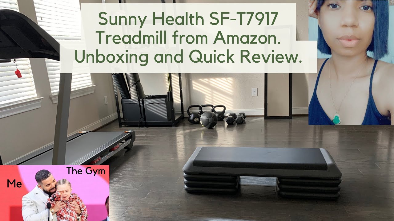 sunny-health-sf-t7917-treadmill-unboxing-mini-review-quick-workout