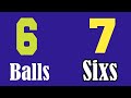 Shimraz shambo  6 balls 7 sixs  gujrat tapeball  abdul razzaq