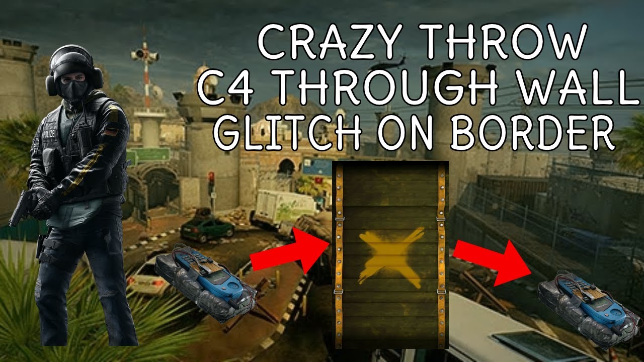(CRAZY THROW C4 THROUGH WALL GLITCH ON BORDER!!) PS4/XBOX/PC All