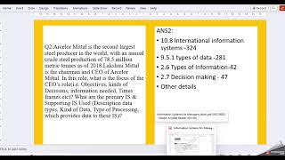 NMIMS -April2023 Assignment- Information system for managers SEM1 Wealth