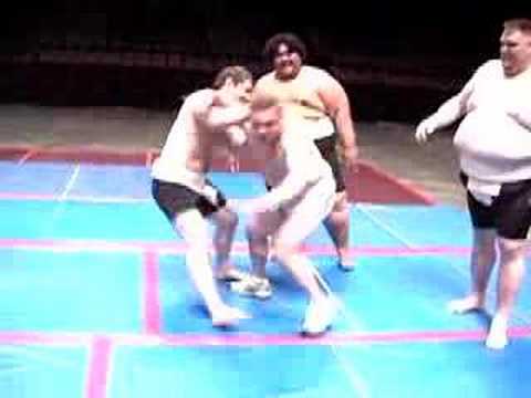 Greg T sumo wrestles