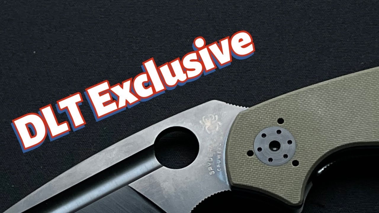 Spyderco Tuff (DLT Exclusive) Knife Review YouTube