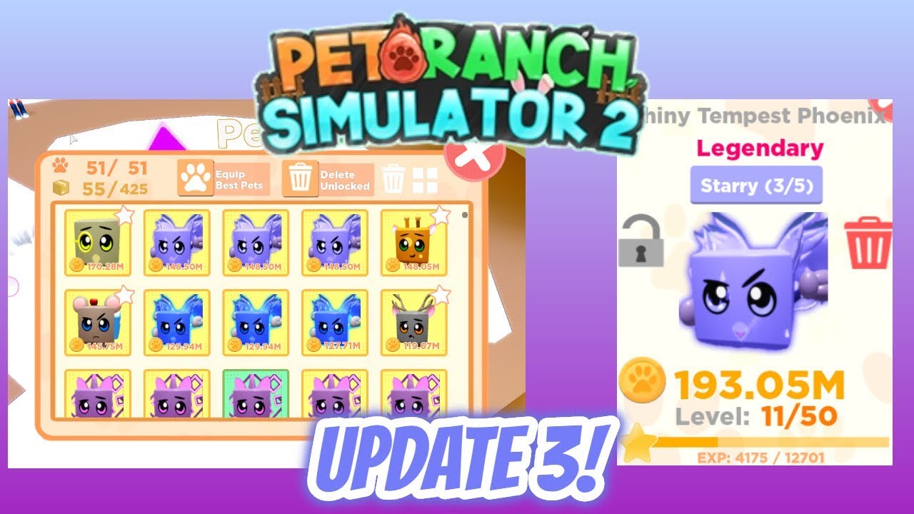 Pet Ranch 2 Ranks Update 3! 🎆 New Tier 7 Egg | Pet Ranch Simulator 2🐾 - YouTube