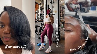 Good Black Salon Experience Exists | New 90s Bob Hair Cut, Glutes Session & More