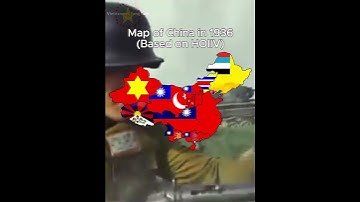 Map of China in 1936 (Based on HOIIV) #china #history #hoiiv #edit #savecb2025 #mapping