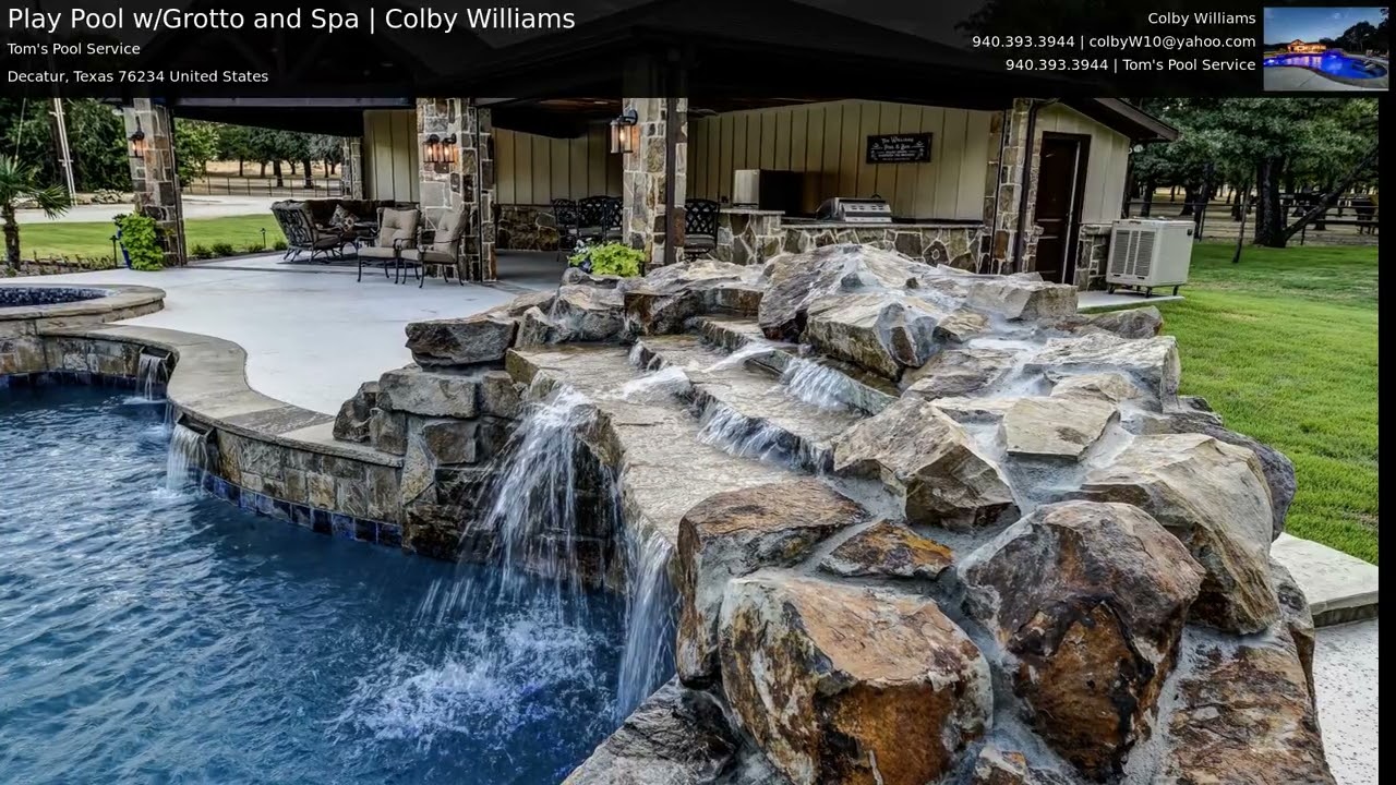 Play Pool w/Grotto and Spa | Colby Williams