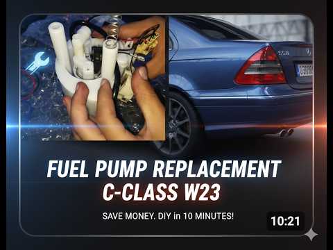 How to Replace a Fuel Pump in Your Mercedes Benz C Class w203
