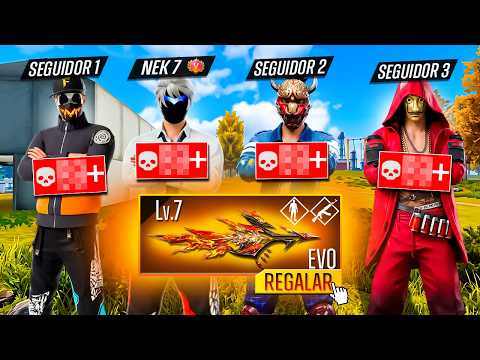 EL QUE HAGA MÁS KILLS SE LLEVA LA AUG EVOLUTIVA AL MÁXIMO 😱🔥 FREE FIRE