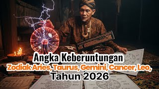 Angka Keberuntungan Zodiak Aries, Taurus, Gemini, Cancer, Leo, Tahun 2026