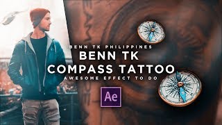 Benn TK Compass Tattoo Rotation Effect || Philippines - Land of enchanted Islands || After Effects