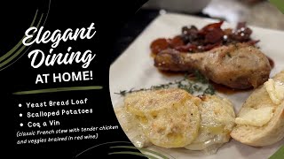 Elegant Dining at HOME! (TFCK #1310)
An old standard, brought to you by an old friend. Tim’s French Chef friend inspired him with many recipes. This one you can do in your own kitchen. Coq a vin with some scalloped potatoes and homemade bread. Sure to be a favorite for your friends and family.
Subscribe NOW to Tim Farmers Country Kitchen:
http://bit.ly/1haLDn8
Watch Tim Farmers Country Kitchen on KET Saturday 7 PM
Get more Tim Farmers Country Kitchen:
Follow: http://Twitter.com/TimFarmerKY
Like: https://www.facebook.com/TimFarmersCountryKitchen
Pin: http://www.pinterest.com/timfarmerky/
Website: http://www.TimFarmersCountryKitchen.com Elegant Dining at HOME! (TFCK #1310)