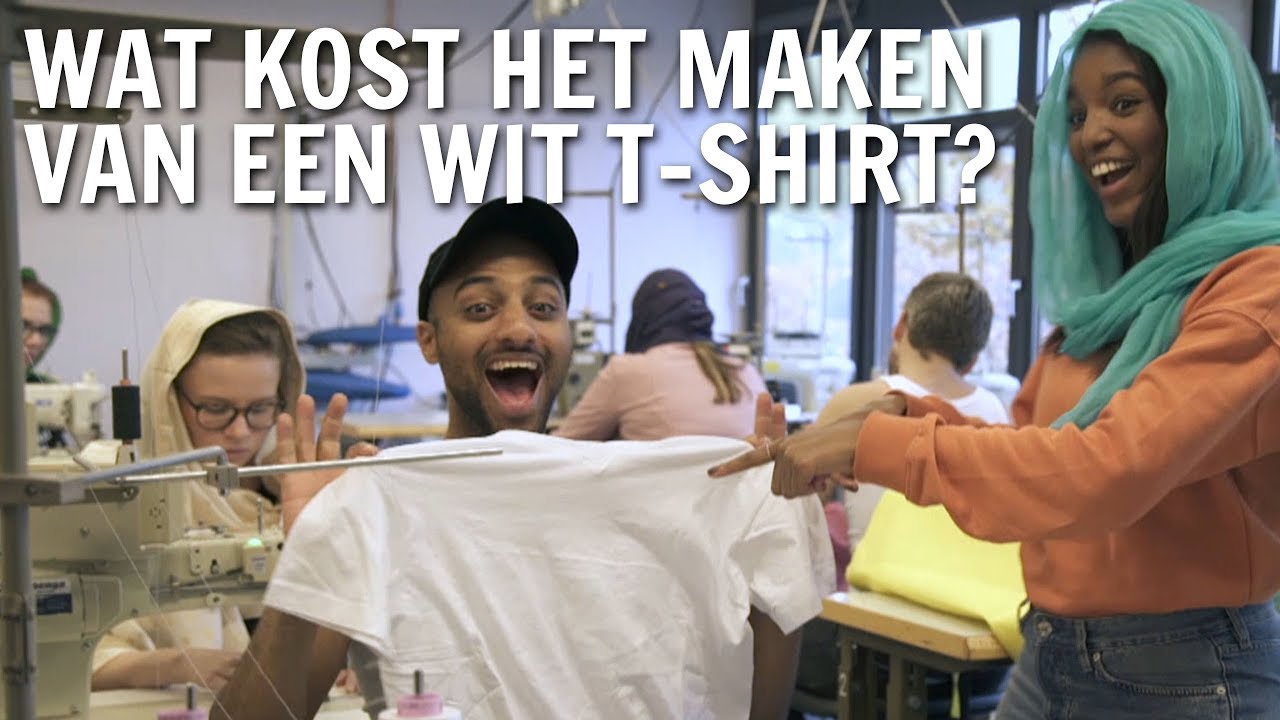 Wat kost het maken van een wit T-shirt? | De Buitendienst over Mode kleding verkopen