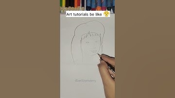 Art tutorials be like...😤 #shorts #arttutorial