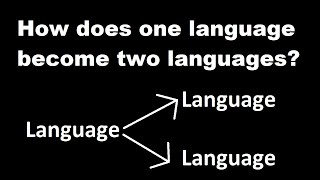 How Does One Language Become Two Languages? | Linguistics with Charlie