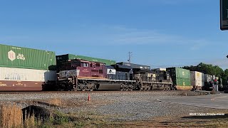 4-26-2026: NS OCS SD70ACe (IAC) 1230 "Birmingham" Leads NS 25A Thru Duluth, GA With Horn Show