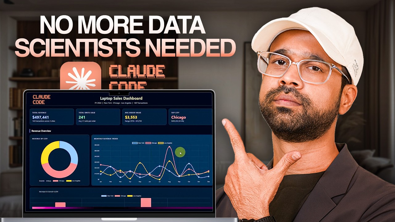 claude code for data scientists: python, pandas, and... Claude Code is Secretly Replacing Data Scientists' Jobs - YouTube