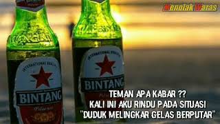Duduk melingkar dan bir pun berputar.😇
