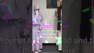 SYAHADAH MOMENT | REVERT | ALLAH KARIM - NISSA SABYAN | ISLAM | MOSLEM GROWUP IN THE WEST #shorts