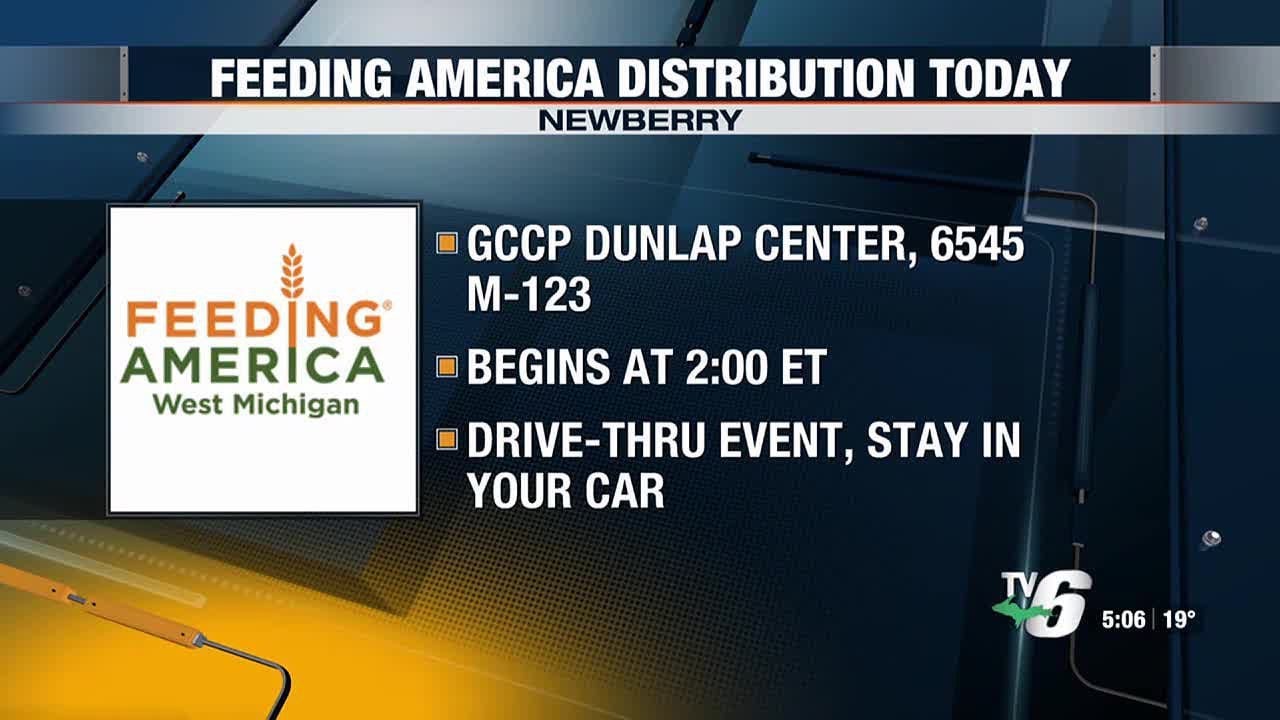 Feeding America West Michigan visits Luce County